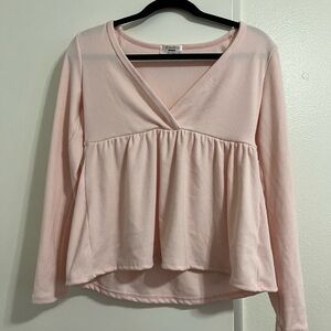 Pink Babydoll long sleeve